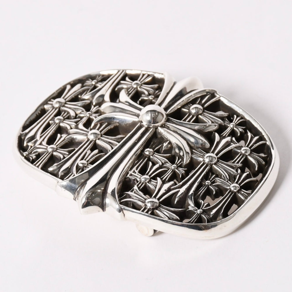 Like new CHROME HEARTS BUCKL CEMETERY 1.5 Cemetery cross buckle Weight approx. 254.1g 2003/.925 stamp Silver 925 Used 4a003057