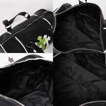 Load image into Gallery viewer, 極美品 CHROME HEARTS クロムハーツ DUFFLE BAG MINI ダッフルバッグ ハンドバッグ セメタリークロスパッチ ブラック グリーン レザー 中古 4a002898