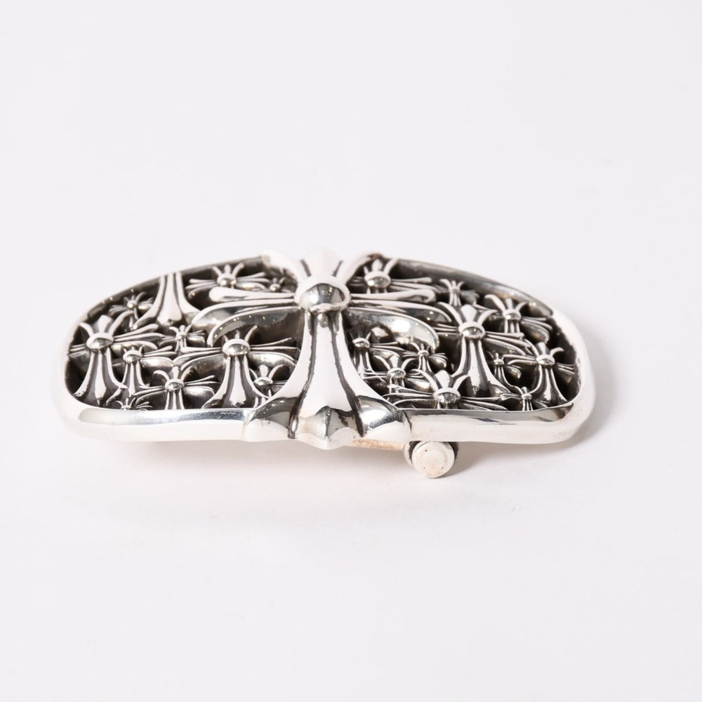 Like new CHROME HEARTS BUCKL CEMETERY 1.5 Cemetery cross buckle Weight approx. 254.1g 2003/.925 stamp Silver 925 Used 4a003057
