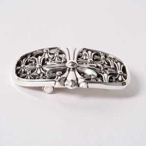 Like new CHROME HEARTS BUCKL CEMETERY 1.5 Cemetery cross buckle Weight approx. 254.1g 2003/.925 stamp Silver 925 Used 4a003057