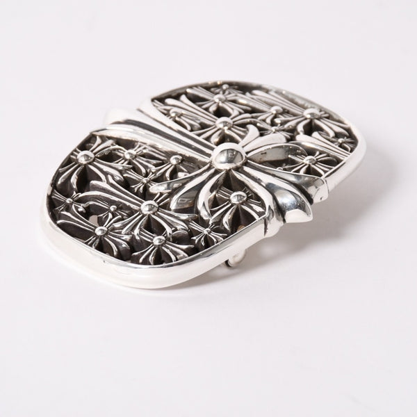 Like new CHROME HEARTS BUCKL CEMETERY 1.5 Cemetery cross buckle Weight approx. 254.1g 2003/.925 stamp Silver 925 Used 4a003057