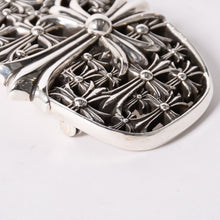 画像をギャラリービューアに読み込む, 新品同様 CHROME HEARTS クロムハーツ BUCKL CEMETERY 1.5 セメタリークロスバックル 重量約254.1g 2003/.925刻印 シルバー925 中古 4a003057