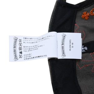 極美品 CHROME HEARTS クロムハーツ CHロゴ クロスパッチ 迷彩 カモ オレンジ キャップ シルバー金具 中古 4a003060