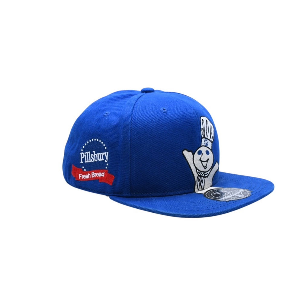 Supreme Mitchell & Ness Pillsbury Cap Blue White Red Size 59 Good Condition Used 4a003065