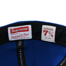 画像をギャラリービューアに読み込む, Supreme シュプリーム Mitchell ＆ Ness ミッチェルアンドネス Pillsbury キャップ ブルー ホワイト レッド サイズ59 美品 中古 4a003065