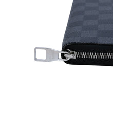 画像をギャラリービューアに読み込む, 極美品 LOUIS VUITTON ルイヴィトン ジッピーウォレット・ホリゾンタル 長財布 N00056 ブラック 中古 4a003008