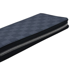 Very Good Condition LOUIS VUITTON Zippy Wallet Horizontal Long Wallet N00056 Black Used 4a003008
