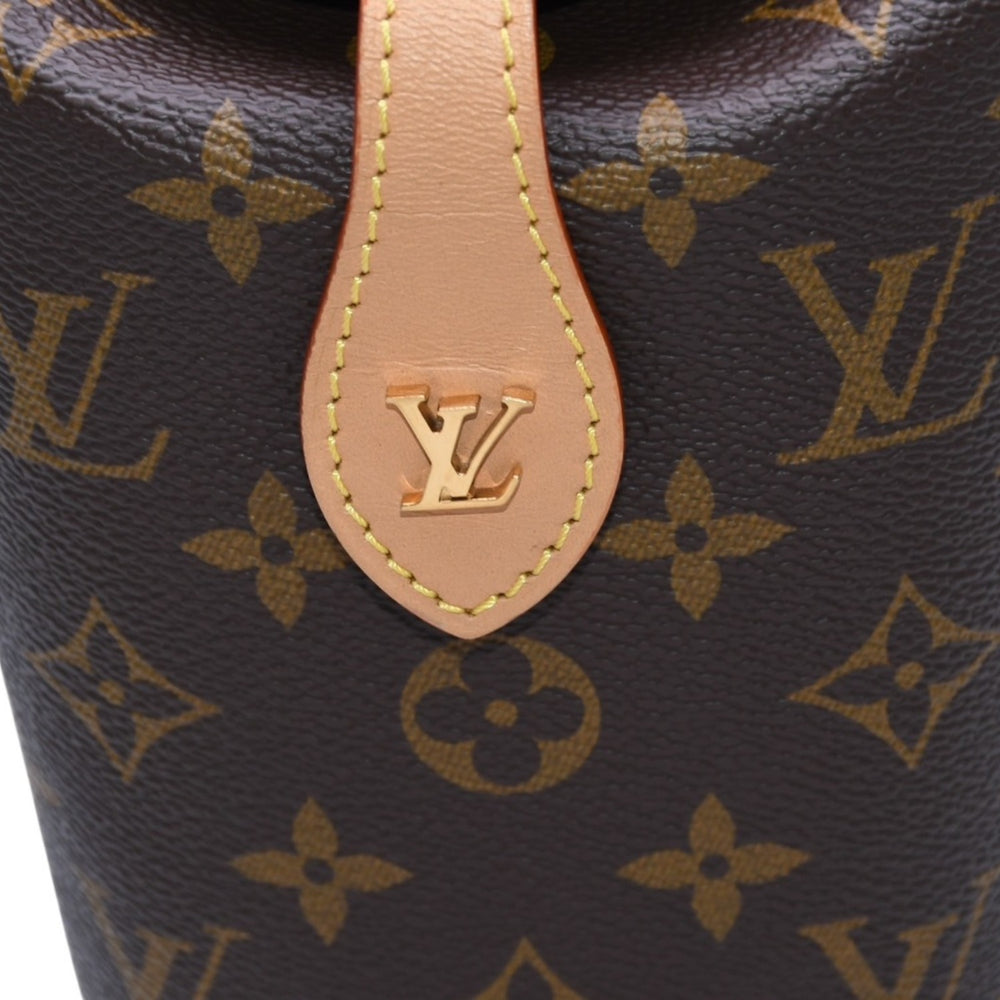 極美品 LOUIS VUITTON ルイヴィトン フォールド ミー ポーチ ショルダーバッグ M80874 モノグラム キャンバス ヌメ革 中古 4a002805