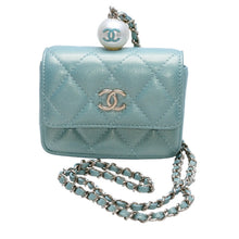 Load image into Gallery viewer, 新品未使用 CHANEL シャネル 21SS マトラッセ チェーンフラップ コインパース 小銭入れ AP2119 31番台 ココマーク キャビアスキン 中古 4a002383