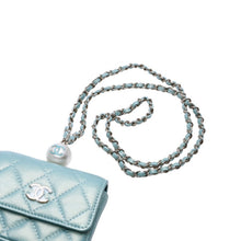 Load image into Gallery viewer, 新品未使用 CHANEL シャネル 21SS マトラッセ チェーンフラップ コインパース 小銭入れ AP2119 31番台 ココマーク キャビアスキン 中古 4a002383