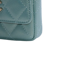 Load image into Gallery viewer, 新品未使用 CHANEL シャネル 21SS マトラッセ チェーンフラップ コインパース 小銭入れ AP2119 31番台 ココマーク キャビアスキン 中古 4a002383