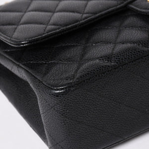 極美品 CHANEL シャネル マトラッセ25 Wフラップ Wチェーンショルダーバッグ 19番台 キャビアスキン ゴールド金具 中古 4a003072