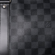 画像をギャラリービューアに読み込む, 新品同様 LOUIS VUITTON ルイヴィトン ボストン キーポルバンドリエール45 ダミエグラフィット N41418 ブラック シルバー金具 4a003079