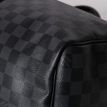 画像をギャラリービューアに読み込む, 新品同様 LOUIS VUITTON ルイヴィトン ボストン キーポルバンドリエール45 ダミエグラフィット N41418 ブラック シルバー金具 4a003079