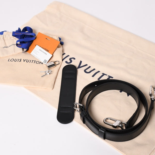 新品同様 LOUIS VUITTON ルイヴィトン ボストン キーポルバンドリエール45 ダミエグラフィット N41418 ブラック シルバー金具 4a003079