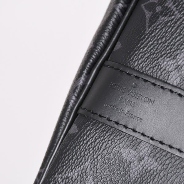 新品同様 LOUIS VUITTON ルイヴィトン キーポル バンドリエール45 ボストンバッグ M40569 モノグラム エクリプス ブラック 中古 4a003078
