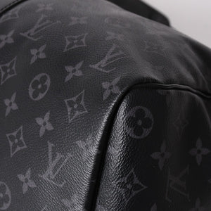 新品同様 LOUIS VUITTON ルイヴィトン キーポル バンドリエール45 ボストンバッグ M40569 モノグラム エクリプス ブラック 中古 4a003078