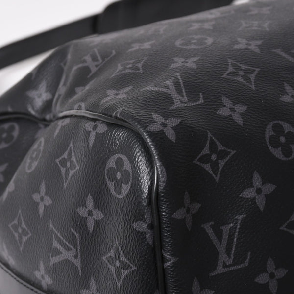新品同様 LOUIS VUITTON ルイヴィトン キーポル バンドリエール45 ボストンバッグ M40569 モノグラム エクリプス ブラック 中古 4a003078