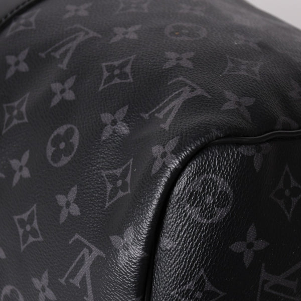 新品同様 LOUIS VUITTON ルイヴィトン キーポル バンドリエール45 ボストンバッグ M40569 モノグラム エクリプス ブラック 中古 4a003078