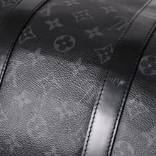 Load image into Gallery viewer, 新品同様 LOUIS VUITTON ルイヴィトン キーポル バンドリエール45 ボストンバッグ M40569 モノグラム エクリプス ブラック 中古 4a003078