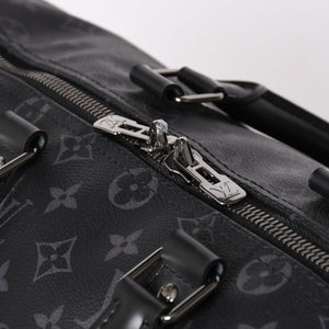 新品同様 LOUIS VUITTON ルイヴィトン キーポル バンドリエール45 ボストンバッグ M40569 モノグラム エクリプス ブラック 中古 4a003078