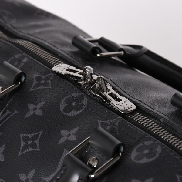 新品同様 LOUIS VUITTON ルイヴィトン キーポル バンドリエール45 ボストンバッグ M40569 モノグラム エクリプス ブラック 中古 4a003078
