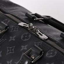 Load image into Gallery viewer, 新品同様 LOUIS VUITTON ルイヴィトン キーポル バンドリエール45 ボストンバッグ M40569 モノグラム エクリプス ブラック 中古 4a003078