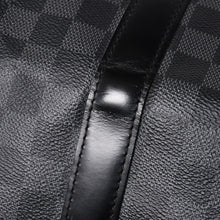 画像をギャラリービューアに読み込む, 新品同様 LOUIS VUITTON ルイヴィトン ボストン キーポルバンドリエール45 ダミエグラフィット N41418 ブラック シルバー金具 4a003077