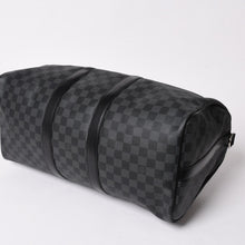 画像をギャラリービューアに読み込む, 新品同様 LOUIS VUITTON ルイヴィトン ボストン キーポルバンドリエール45 ダミエグラフィット N41418 ブラック シルバー金具 4a003077