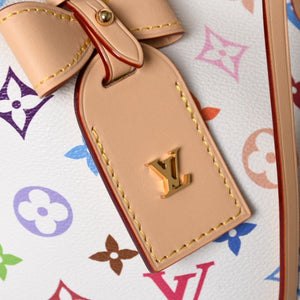 新品同様 LOUIS VUITTON ルイヴィトン LV × TM キャリーオール PM ショルダーバッグ M13661 モノグラム マルチカラー 村上隆 中古 4a003081