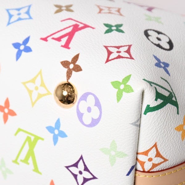 新品同様 LOUIS VUITTON ルイヴィトン LV × TM キャリーオール PM ショルダーバッグ M13661 モノグラム マルチカラー 村上隆 中古 4a003081