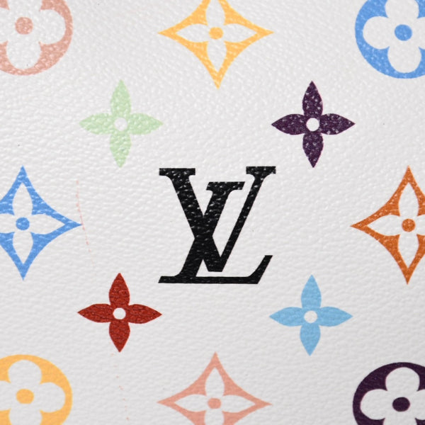 新品同様 LOUIS VUITTON ルイヴィトン LV × TM キャリーオール PM ショルダーバッグ M13661 モノグラム マルチカラー 村上隆 中古 4a003081