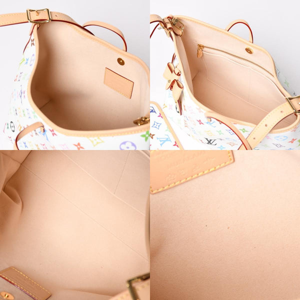 新品同様 LOUIS VUITTON ルイヴィトン LV × TM キャリーオール PM ショルダーバッグ M13661 モノグラム マルチカラー 村上隆 中古 4a003081