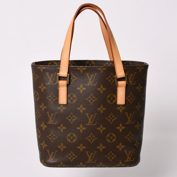 LOUIS VUITTON ルイヴィトン ヴァヴァンPM ハンドバッグ M51172 モノグラム PVC レザー ブラウン 美品 中古 4a003183