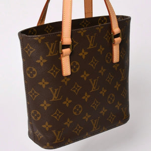 LOUIS VUITTON ルイヴィトン ヴァヴァンPM ハンドバッグ M51172 モノグラム PVC レザー ブラウン 美品 中古 4a003183