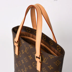 LOUIS VUITTON ルイヴィトン ヴァヴァンPM ハンドバッグ M51172 モノグラム PVC レザー ブラウン 美品 中古 4a003183