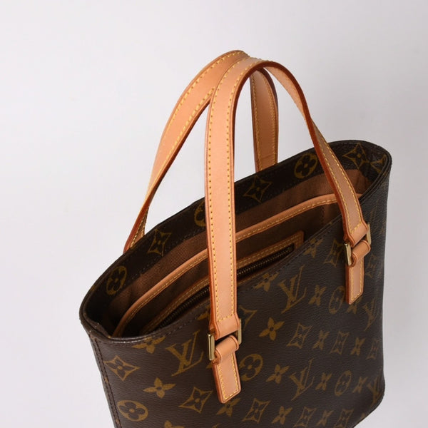 LOUIS VUITTON ルイヴィトン ヴァヴァンPM ハンドバッグ M51172 モノグラム PVC レザー ブラウン 美品 中古 4a003183