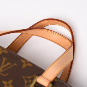 LOUIS VUITTON ルイヴィトン ヴァヴァンPM ハンドバッグ M51172 モノグラム PVC レザー ブラウン 美品 中古 4a003183