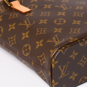 LOUIS VUITTON ルイヴィトン ヴァヴァンPM ハンドバッグ M51172 モノグラム PVC レザー ブラウン 美品 中古 4a003183