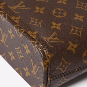 LOUIS VUITTON ルイヴィトン ヴァヴァンPM ハンドバッグ M51172 モノグラム PVC レザー ブラウン 美品 中古 4a003183