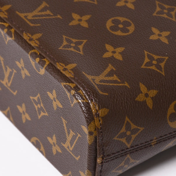 LOUIS VUITTON ルイヴィトン ヴァヴァンPM ハンドバッグ M51172 モノグラム PVC レザー ブラウン 美品 中古 4a003183