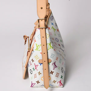 新品同様 LOUIS VUITTON ルイヴィトン LV × TM キャリーオール PM ショルダーバッグ M13661 モノグラム マルチカラー 村上隆 中古 4a003081