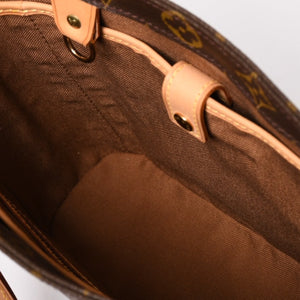 LOUIS VUITTON ルイヴィトン ヴァヴァンPM ハンドバッグ M51172 モノグラム PVC レザー ブラウン 美品 中古 4a003183