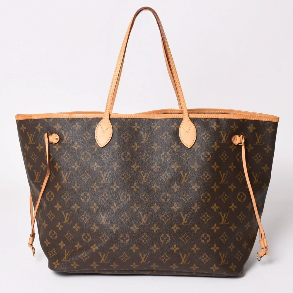 極美品 LOUIS VUITTON ルイヴィトン ネヴァーフルGM トートバッグ M40992 モノグラム キャンバス ブラウン 中古 4a003045