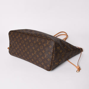 極美品 LOUIS VUITTON ルイヴィトン ネヴァーフルGM トートバッグ M40992 モノグラム キャンバス ブラウン 中古 4a003045