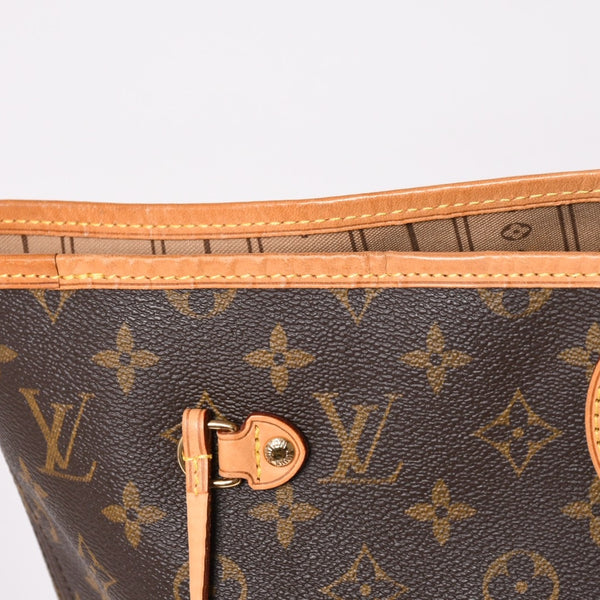 極美品 LOUIS VUITTON ルイヴィトン ネヴァーフルGM トートバッグ M40992 モノグラム キャンバス ブラウン 中古 4a003045