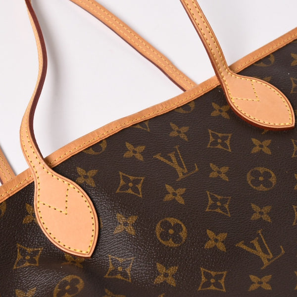 極美品 LOUIS VUITTON ルイヴィトン ネヴァーフルGM トートバッグ M40992 モノグラム キャンバス ブラウン 中古 4a003045