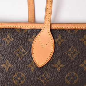 極美品 LOUIS VUITTON ルイヴィトン ネヴァーフルGM トートバッグ M40992 モノグラム キャンバス ブラウン 中古 4a003045