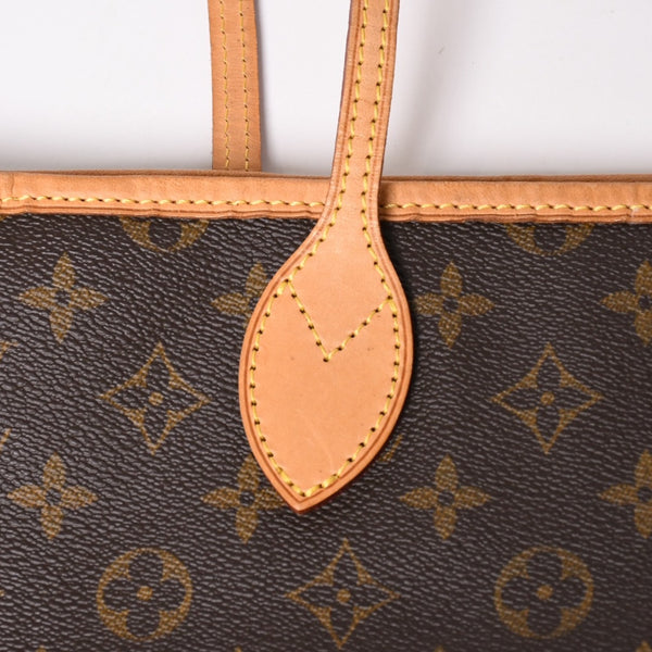 極美品 LOUIS VUITTON ルイヴィトン ネヴァーフルGM トートバッグ M40992 モノグラム キャンバス ブラウン 中古 4a003045