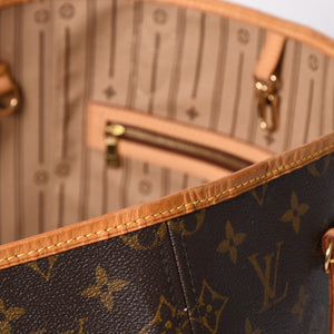 極美品 LOUIS VUITTON ルイヴィトン ネヴァーフルGM トートバッグ M40992 モノグラム キャンバス ブラウン 中古 4a003045